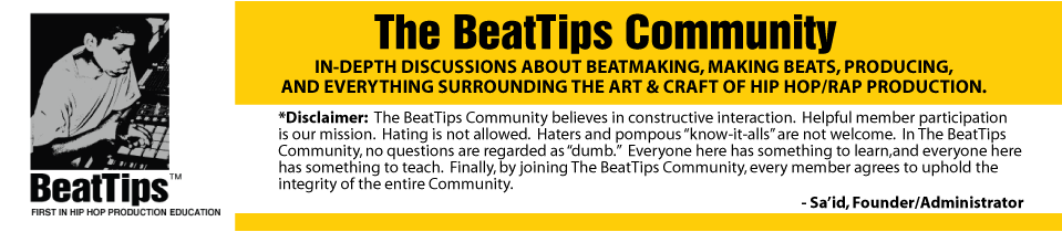 BeatTips: Tips on Hip Hop Production and Making Beats